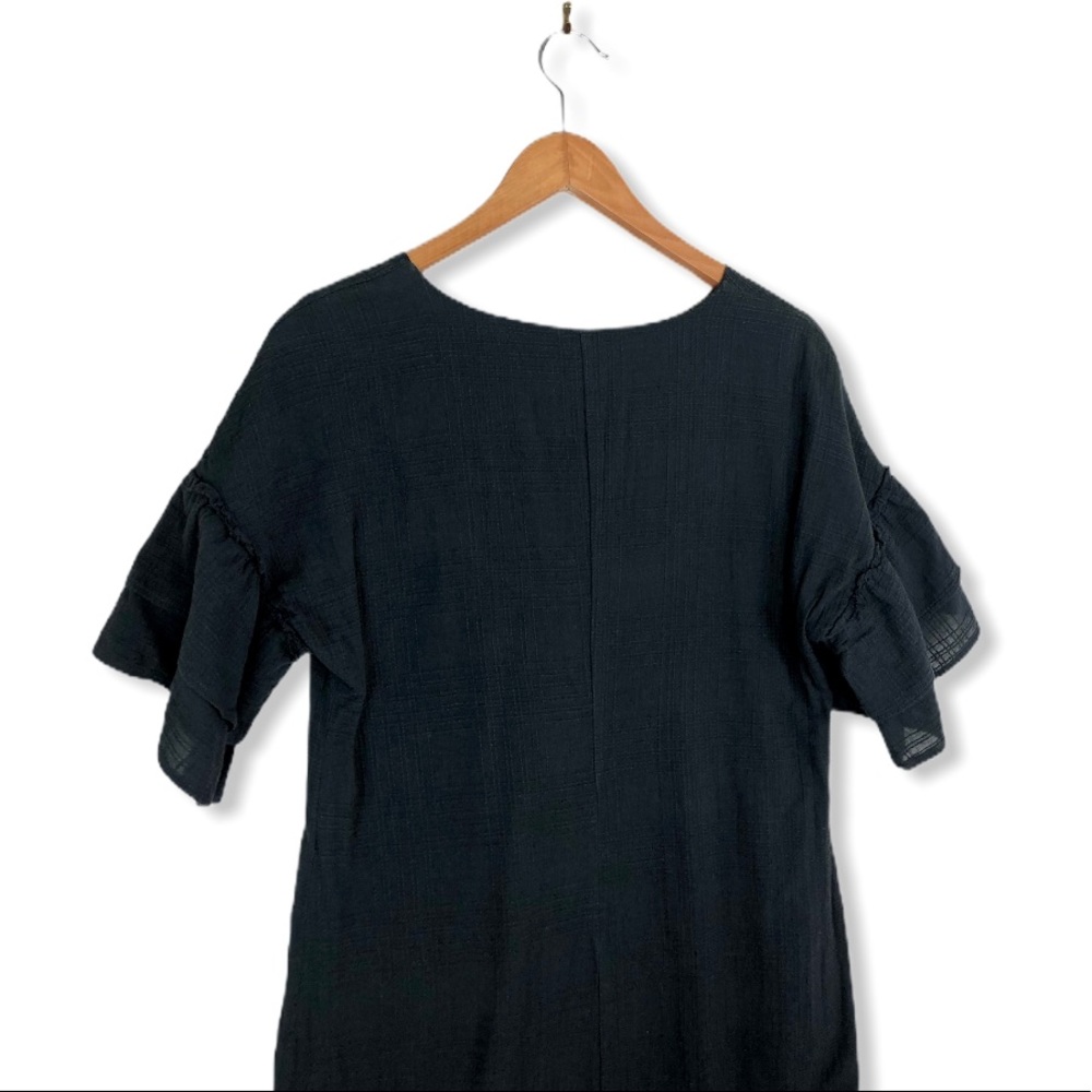 Universal Thread Grey Ruffle Tiered Sleeve Dress - Picture 6 of 10